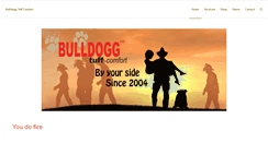 Desktop Screenshot of bulldoggtuff.com